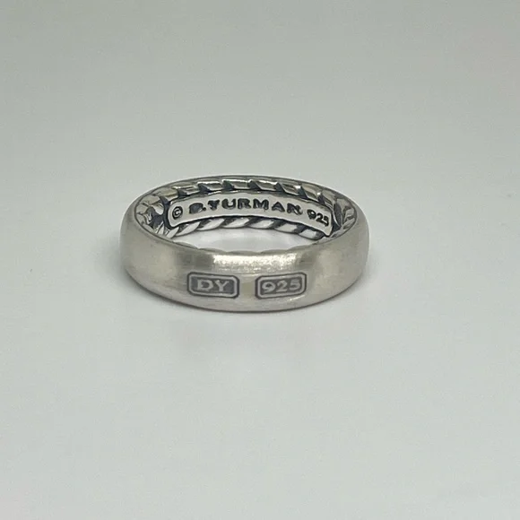 David Yurman Men’s Sterling Silver Ring - Picture 2 of 8